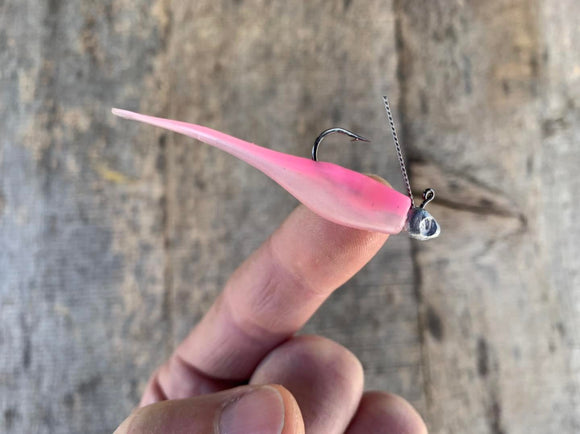 Weedless Crappie Heads and 2” Predator Shad