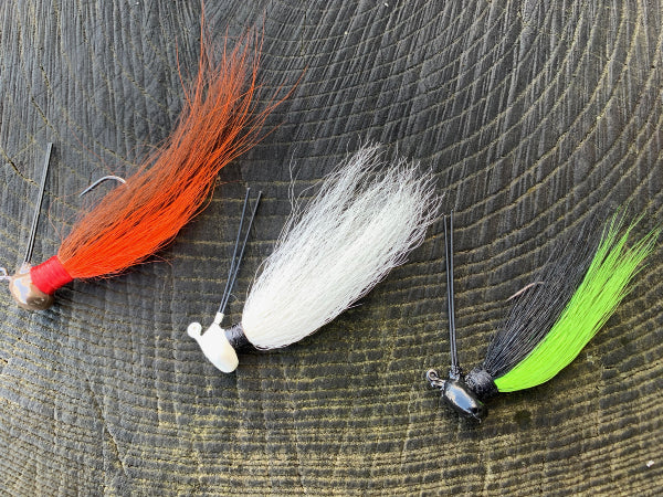 buck hair jig fishing lure