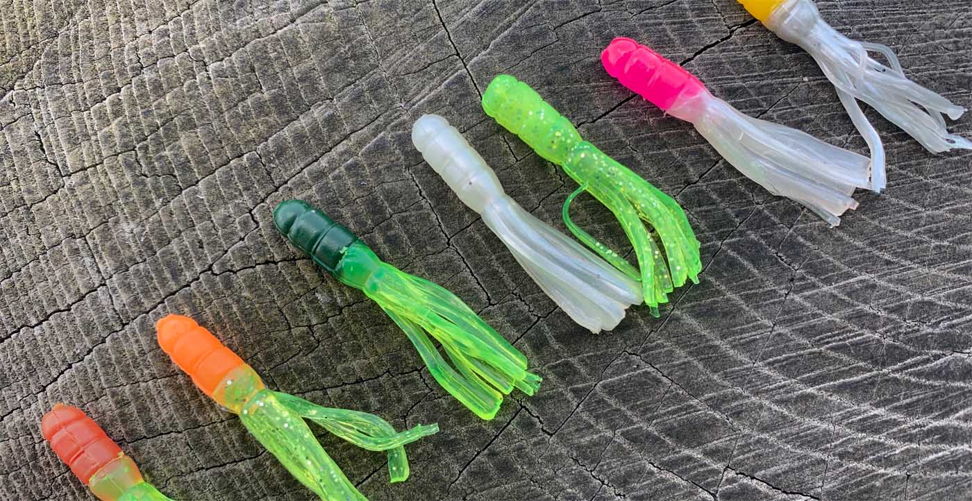  VMSIXVM Tube Baits Tube Jigs Heads Swimbaits Kit, Pre-Rigged  Tubes Lure Soft Plastic Fishing Grub Worm, Tube Bait Hooks Crappie Jigs  Crappie Lures Tackle for Bass Trout Freshwater Saltwater Fishing 