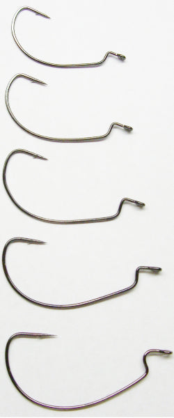group of "Death Grip" EWG Worm Hook - Black Nickel