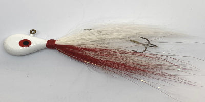 Lake Erie Walleye Hair Jigs 1oz w/stinger Hooks 4 Pack of Top Colors