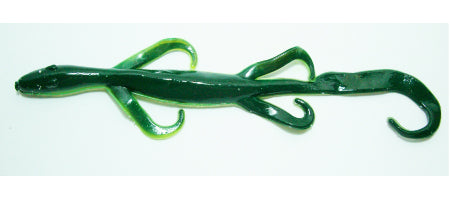 4.5" Salt Swamp Lizard LZ4-Black-Chartreuse