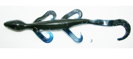 4.5" Salt Swamp Lizard LZ4-Black-Blue-Shad