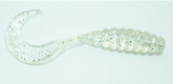 3" Super Swimmers Curly Grubs SS-Icesicle-Glitter