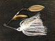 white with blue Glimmer Series - Hidden Weight Spinner Baits