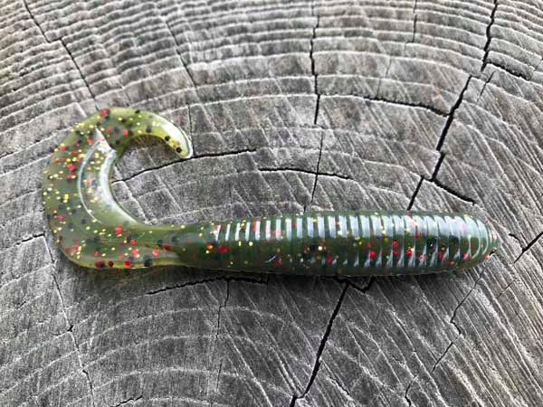 Plastic Grub Lure Action Can Imitate Just About Any Bass Food