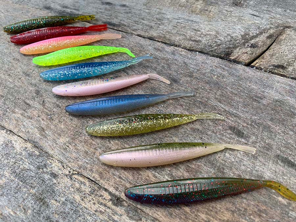 Venom Lures - Whatchu Know Bout That Green Pumpkin Purple❓👀🔥 . Sometimes  A Little Purple Glitter Makes All The Difference 🎣🔨 . Pictured: 4” Salt  Series Tubes + 1/4oz Goofball Tube Jig
