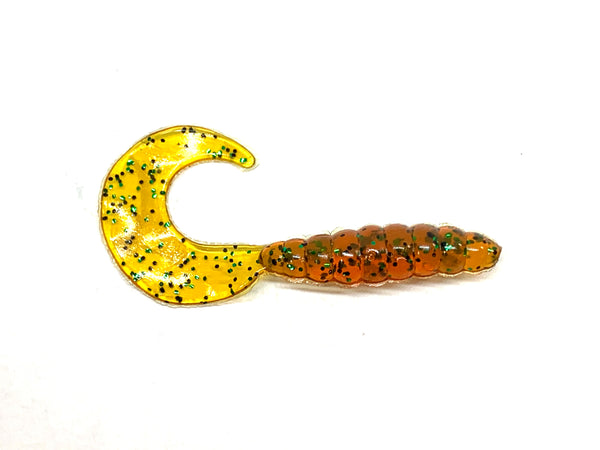 3" Super Swimmers Curly Grubs