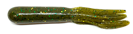 Salt Series Tubes green black with green and gold glitter
